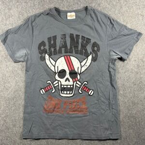 Universal Studios Japan One Piece Shanks Premier Summer Grey Graphic T-Shirt M